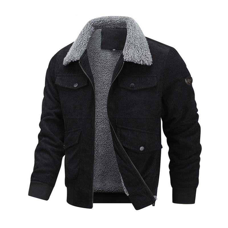 Jacke mit Reverskragen und mehreren Taschen für Herren