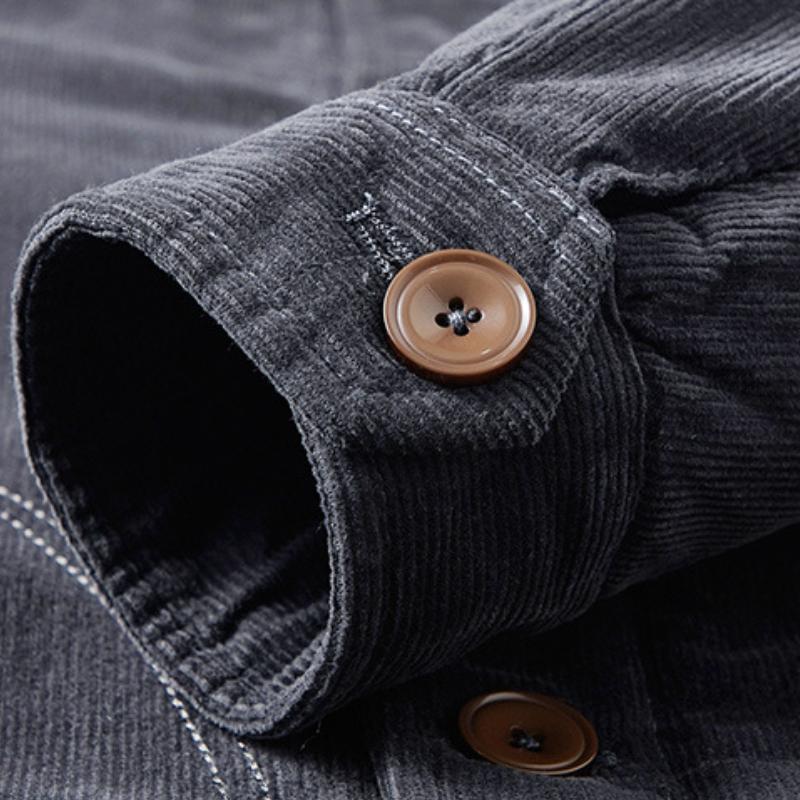 Vintage-Herrenjacke mit mehreren Taschen