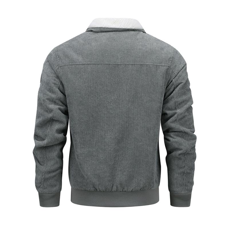 Jacke mit Reverskragen und mehreren Taschen für Herren