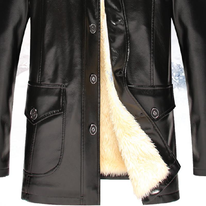 Herren-Langjacke mit Kragen