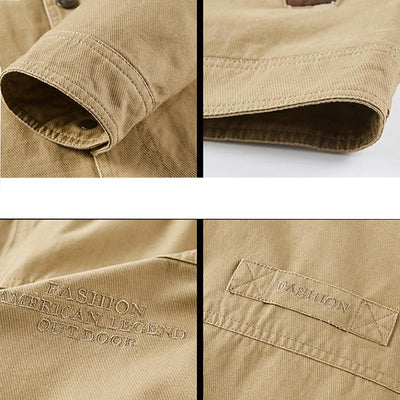 Herren Vintage-Cargo-Jacke