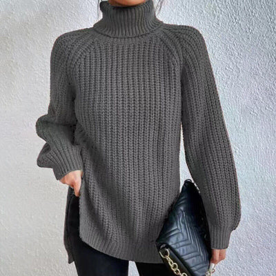Estela - Grobstrick-Rollkragenpullover