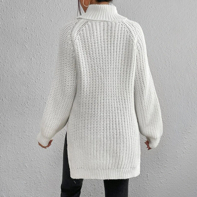 Estela - Grobstrick-Rollkragenpullover
