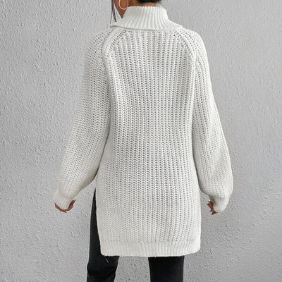 Estela - Grobstrick-Rollkragenpullover