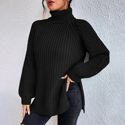Estela - Grobstrick-Rollkragenpullover