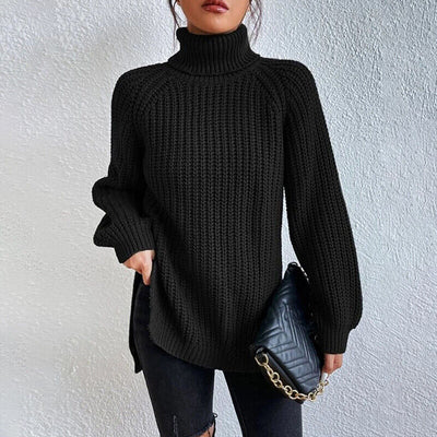 Estela - Grobstrick-Rollkragenpullover
