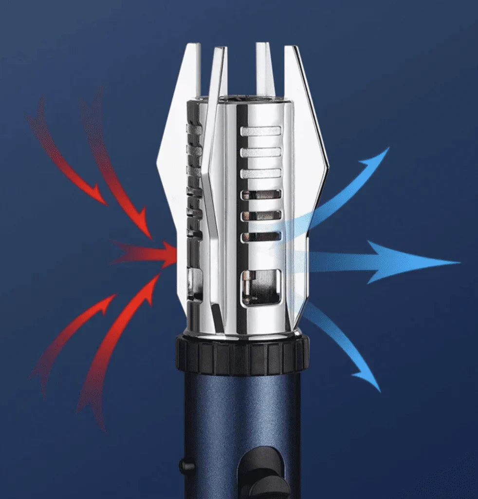 TurboFlamme™ Sturmfeuerzeug | Winddicht & Einstellbare Flamme | Outdoor & Grillanzünder