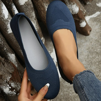 Damen Strickschuhe Zum Hineinschlüpfen | Bequem