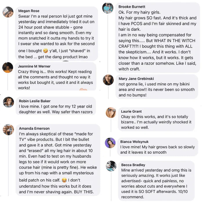 Elektrischer Damenrasierer | Sanfte Haarentfernung | Doppelkopf | Wasserdicht | Kabellos