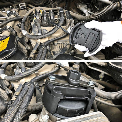 TwistMeister™ Mühelose Filterentnahme