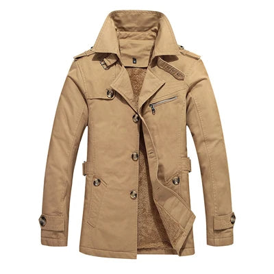 Adalbert® | Eleganter gepolsterter Trenchcoat