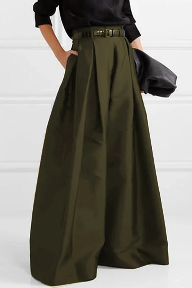 Weite Damen Plisseehose