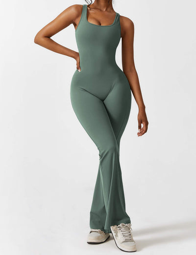 Sienna | Rückenfreier Flare-Jumpsuit