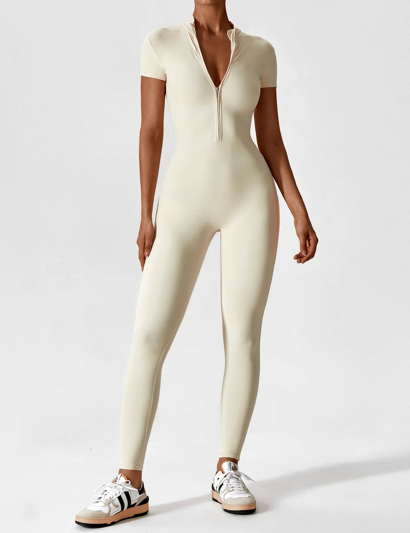 Lina | Nahtloser Full-Zip Bodysuit