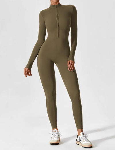 Lina | Nahtloser Full-Zip Bodysuit