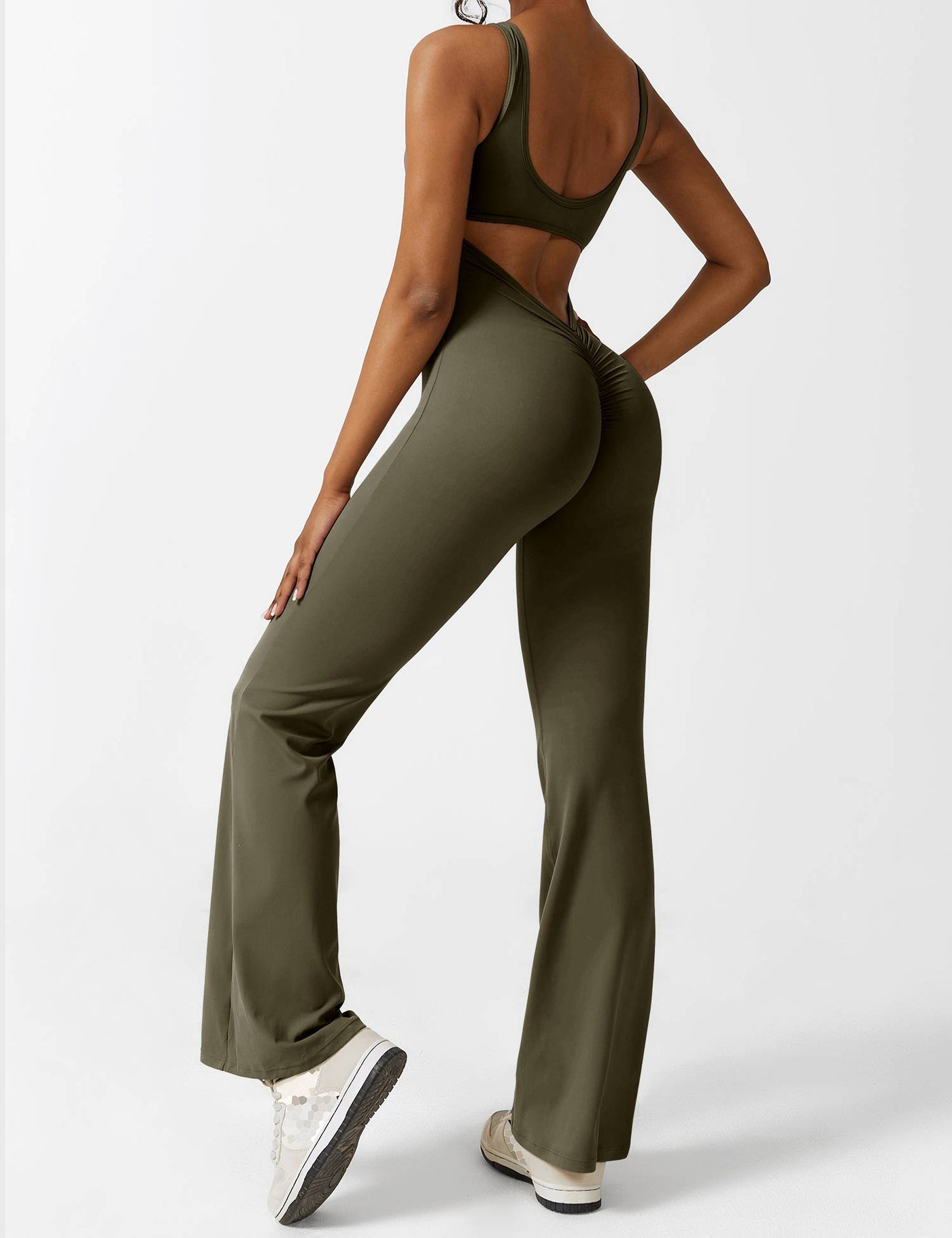 Sienna | Rückenfreier Flare-Jumpsuit